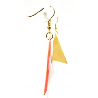 ILLUMINATI PINK Earrings Drop Long Dangling Hook Classy Fashion Women P4